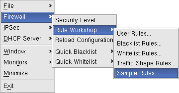 InJoy Firewall - Rule Types